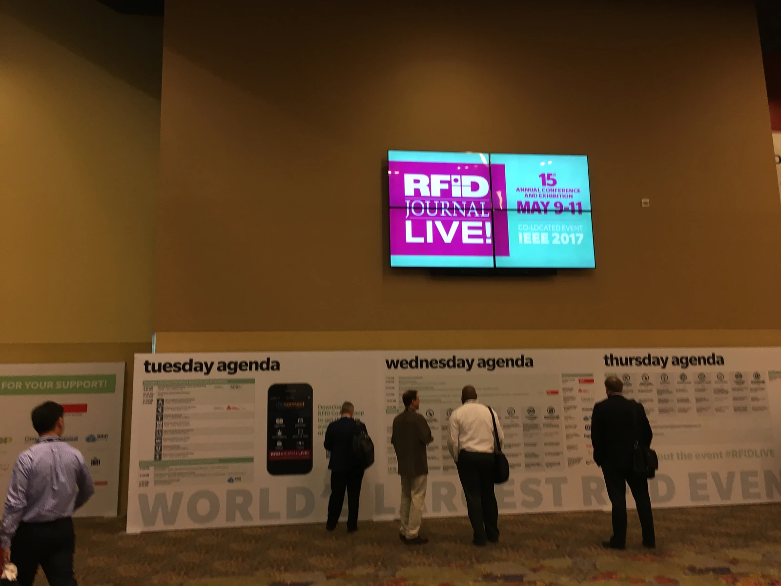 Event-sign photograph from the company’s RFID Journal LIVE 2017 archive
